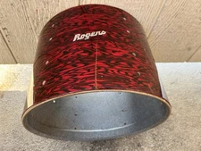 1969-70 Rogers Red Onyx 9x13” Tom Drum Shell.  Really Nice!