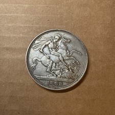 Queen Victoria 1889 crown coin
