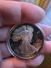 1994 US Silver Eagle $1 Nice Unc Edge Toning