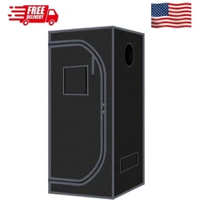 600D Mylar Grow Tent 36"x36"x72" for Indoor Hydroponic Plant Growing