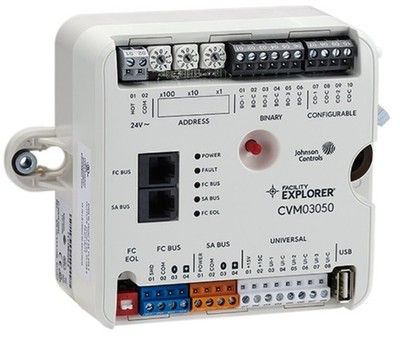 Johnson Controls F4-CVM03050-0 VAV Box Controller w/ Actuator and DPT Sensor