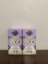 2 Pk. Garden of Life Code Raw Prenatal Multivitamin Capsules Women-90 Ct 04/26
