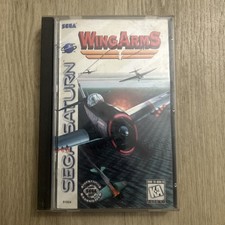 Sega Saturn Wing Arms 1995 With Manual, Registration Card TESTED