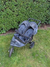 Out N About Nipper 360 V4 Double Off-Road Pushchair Buggy In Navy