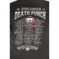 Five Finger Death Punch Tour T Shirt Mens M Black 2019 Concert Band Tee