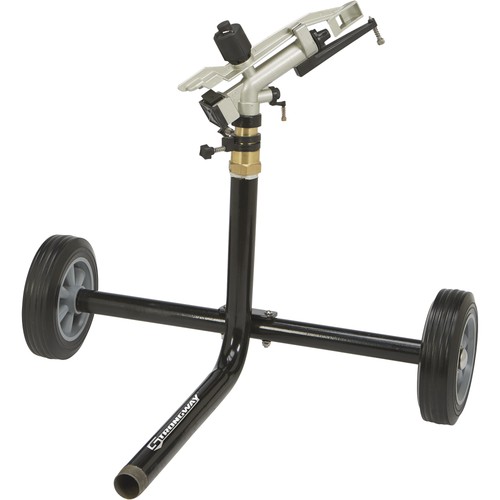 Strongway Wheeled Sprinkler, 1-1/4in. Head with 5 Nozzles, 8in. Rubber Tires - Picture 2 of 5