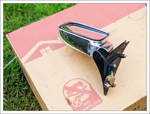 ✅ 1993 Isuzu Trooper Left LH Driver Side View Mirror w Chrome 010624 Japan OEM - Picture 6 of 7