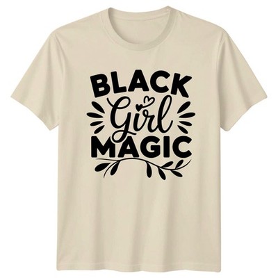 Black Girl Magic Damen T-Shirt Empowerment Geschenk für Sie