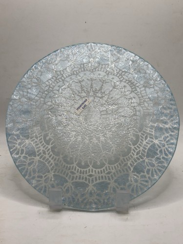 Small 7" Sydenstricker Baby Blue Fused Glass Plate - Picture 2 of 4
