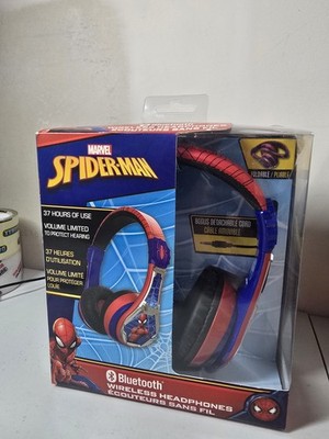 eKids KIDdesigns Marvel Spider-Man Bluetooth Wireless Headphones - SM-B50.FXV9M
