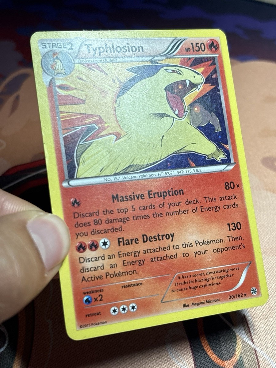 Typhlosion 20/162 Holo Rare XY Breakthrough Pokemon TCG Card | eBay