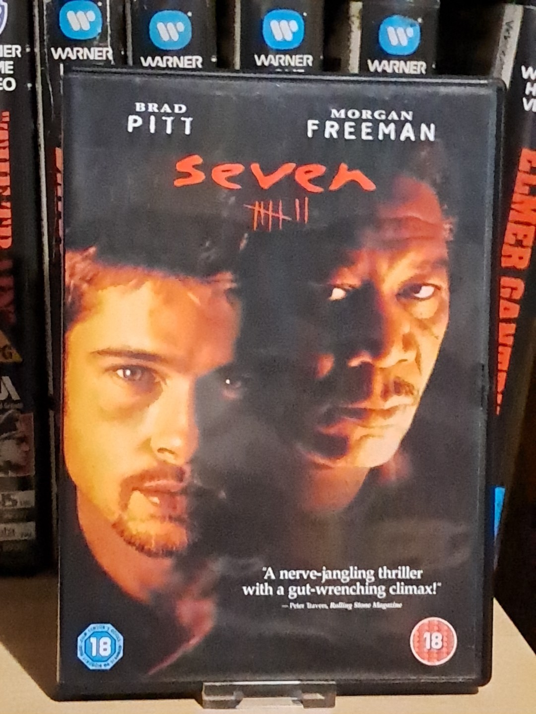 Seven DVD (2008) Brad Pitt, Fincher Warner, 4 Commentary's Vgc