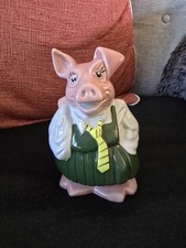 2 Natwest Pigs Annabel & Baby Woody Money Box Piggy Bank Wade Original Stoppers