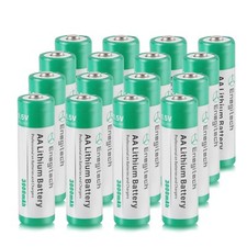 3000mAh AA Lithium Batteries for Blink, Doorbell, Smart Lock, 16 Pack