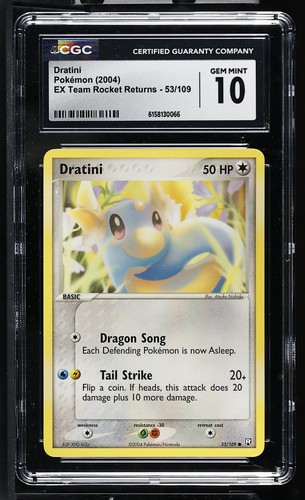Dratini graded CGC 10 for sale on eBay