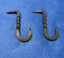 2 Wrought Iron Coat Hooks