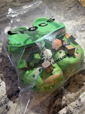 New Minecraft Kids' Croc: Meets Adventure!- LIMITED EDITION Non-slip Size С10