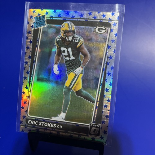 2021 Panini Donruss Optic - Rated Rookie Eric Stokes #251 Stars Prizm (RC) - Picture 1 of 4