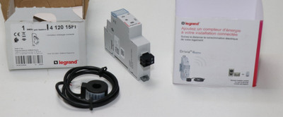Legrand 412015 Stromzähler für Installation mit Netatmo,mit 1 Stromtransfor 63A