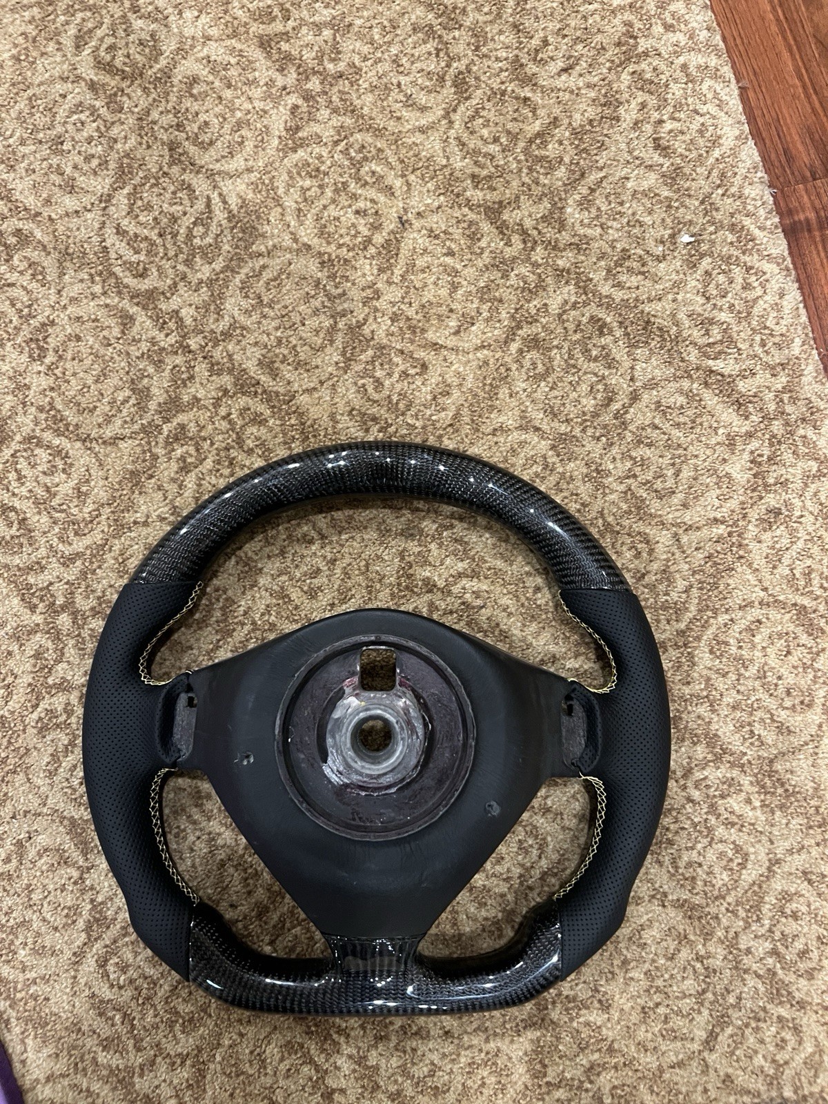  Maserati GT Steering Wheel Black Leather Carbon Fiber Immaculate Condition 