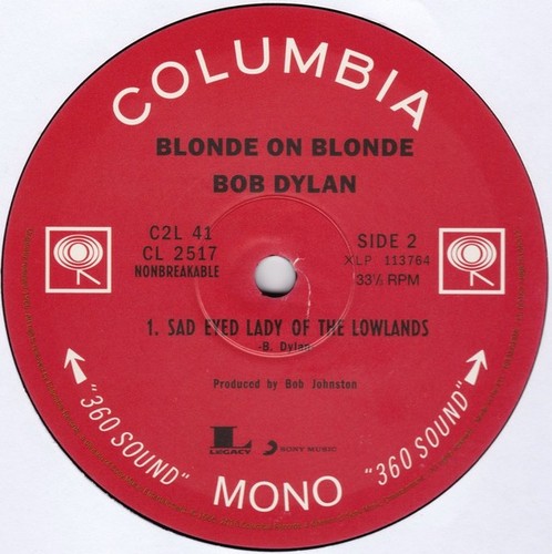 BOB DYLAN LP x 2 Blonde On Blonde 180 Gram DOUBLE VINYL Mono New and Sealed - Picture 6 of 17