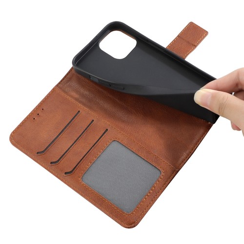 Leather Kickstand Wallet Flip Card Slot Case For iPhone 15 14 S24 S23 S22 A55 - Picture 40 of 67