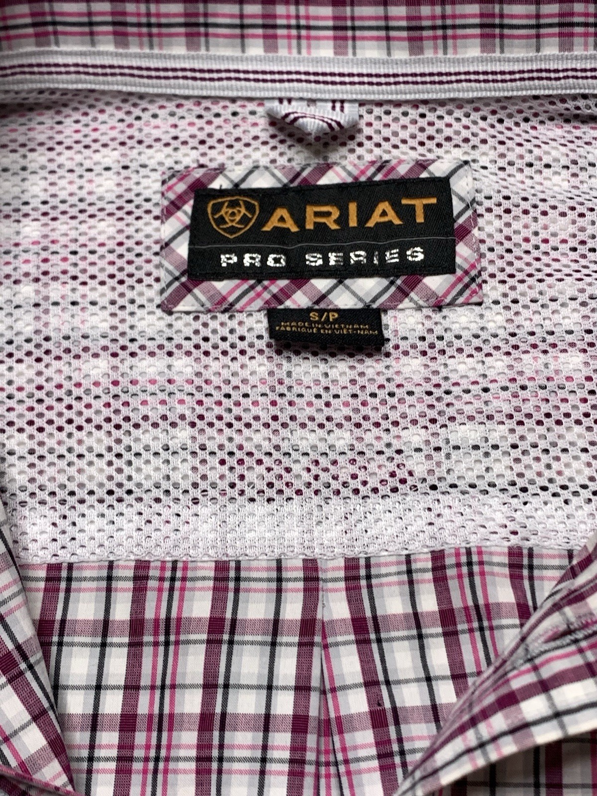 Ariat Pro Series Small Button Down Multicolor Pla… - image 11