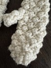 New w/Tags Juicy Couture Knit Long Arm Length Crochet Mittens Ivory Wool Pom Pom — photo 2