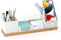 Schreibtisch Organizer, Schreibtischorganizer Holz BüRo Organizer Einstellbaren