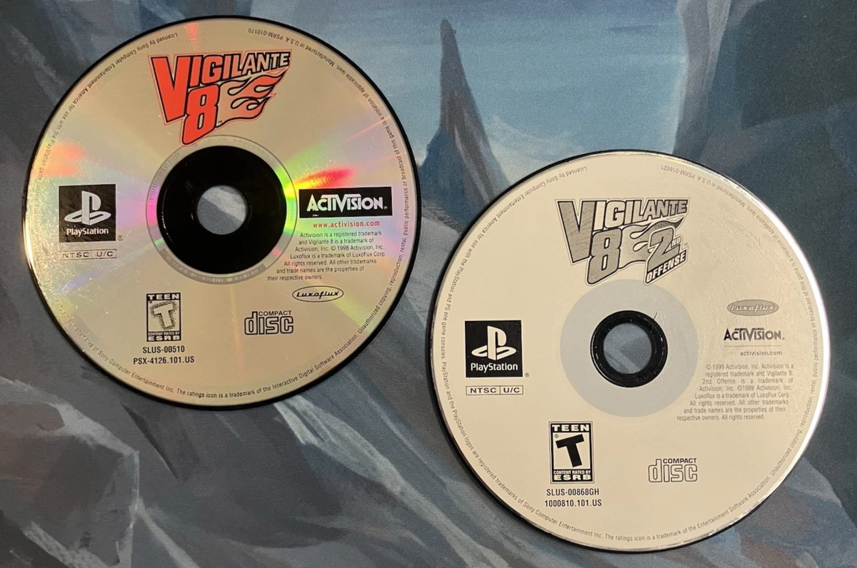 Sony PlayStation 1 Vigilante 8 NTSC-U/C (US/CA) Video Games for