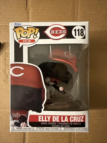 Elly De La Cruz#118 Cincinnati Reds MLB Funko Pop! Baseball Figure Damaged Box 3