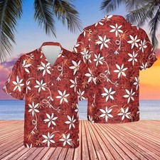 Elvis Presley Hawaiian Shirt, Blue Hawaii Elvis  Red Aloha Shirts