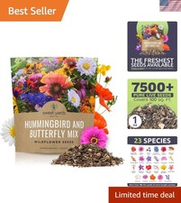 Wildflower Seeds for Butterflies & Hummingbirds - 1 Ounce | 7,500+ Seeds 463.84 per gallon