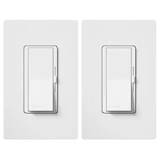 Diva LED+ Dimmer Switch W/Wallplate for Dimmable LED Bulbs, 150-Watt/Single-Pole