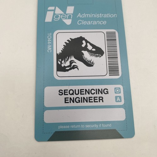 Jurassic World Rebirth InGen ID Badge & Lanyard AMC Dolby Fan Event Limited 2025 - Picture 2 of 11