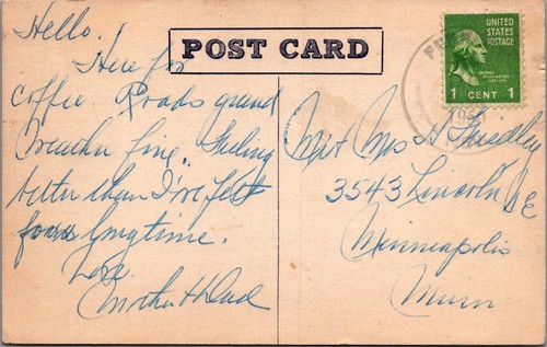 George Gee Taxidermist Fernley Nevada NV Mounts Fish Game Heads 1950 Postcard - Picture 2 of 2