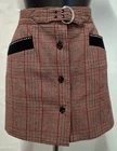 Miu Miu Wool Plaid Skirt Size 40 (PNH)