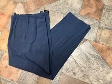 VTG LIZSPORT RAYON STRIPPED PANTS PLEATED HIGH WAISTED SIZE 8 WOMENS