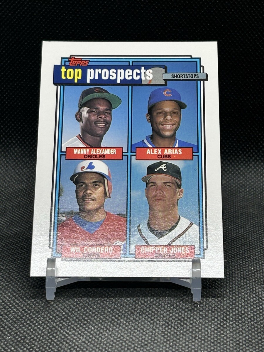 野球カード　アッパー 1992 Topps Baseball Card #551 Top Prospects Chipper Jones (RC) | eBay