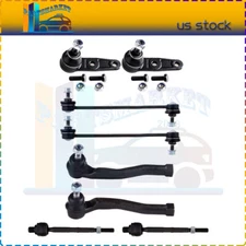 For 2004-2011 Chevrolet Aveo Set Of 8 Front Tie Rod End Steering Ball Joint Kit