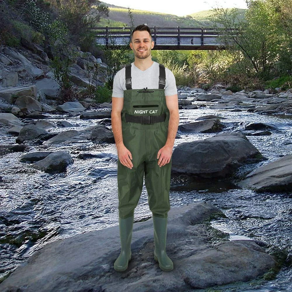 Water Boots For Men Insulated Waders Pants For Fly Fishing Hunting