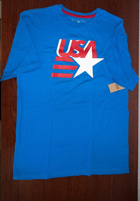 F&S Men's Americana Short Sleeve Shirt USA Star Director Blue Different Size