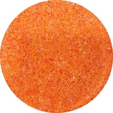 Wissmach Glass Frit Orange Opal Medium 1lb.Jar 96 COE