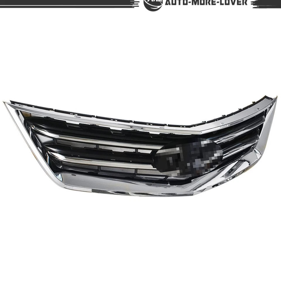 Conjunto de grade dianteira superior+inferior cromada preta 2 peças para Chevrolet Impala 2014-2020 - Imagem 3 de 4