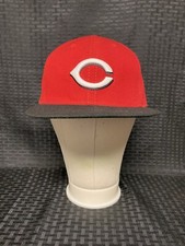 Vintage Cincinnati Reds New Era 59Fifty Baseball Hat Size 7 3/4 Made In USA