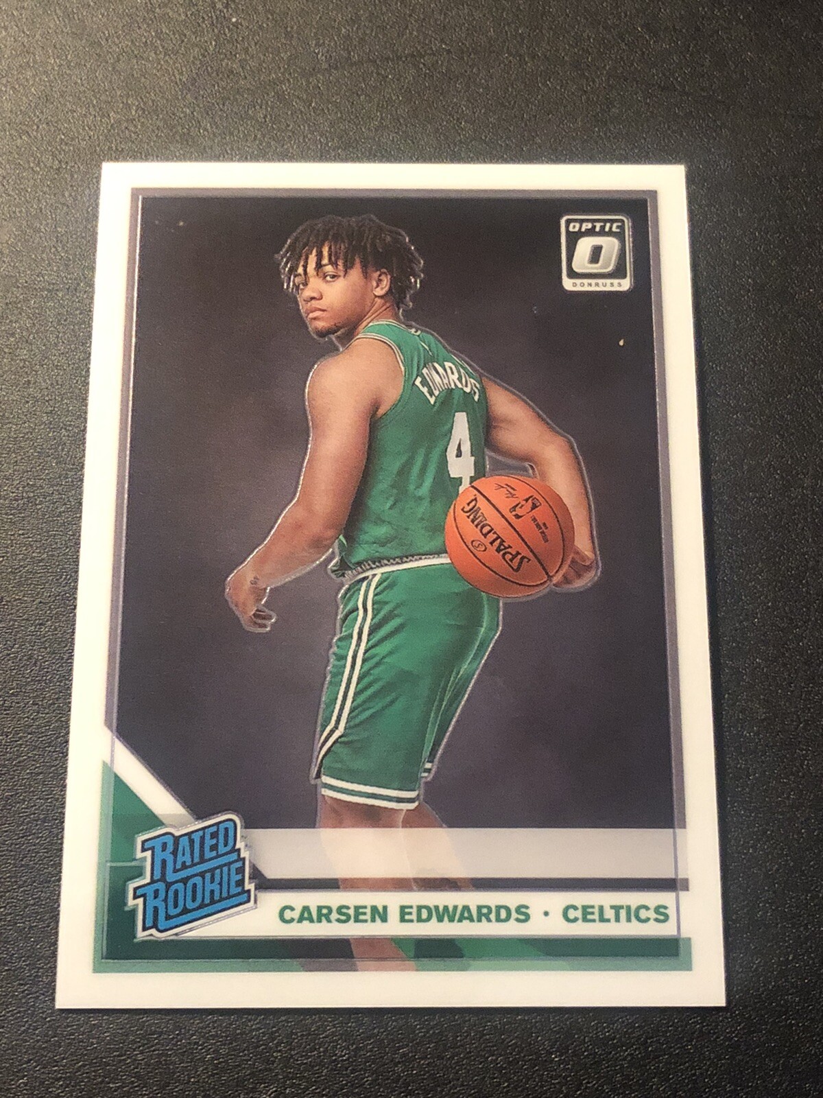 2019-20 Panini Donruss Optic Rated Holo Prizm Carsen Edwards #196 Rookie RC
