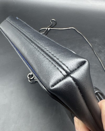 Reed Krakoff BLACK Clutch Handbag Crossbody Pockets Removeable Strap - Picture 4 of 18
