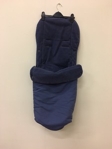 maclaren footmuff blue
