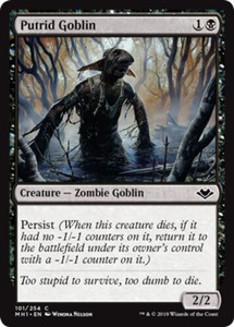 Putrid Goblin x4 - Modern Horizons - NM-Mint, English - Modern Horizons