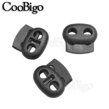 5mm Hole Cord Lock Cord End Bean Toggle Clip BackPack Garment Fastener